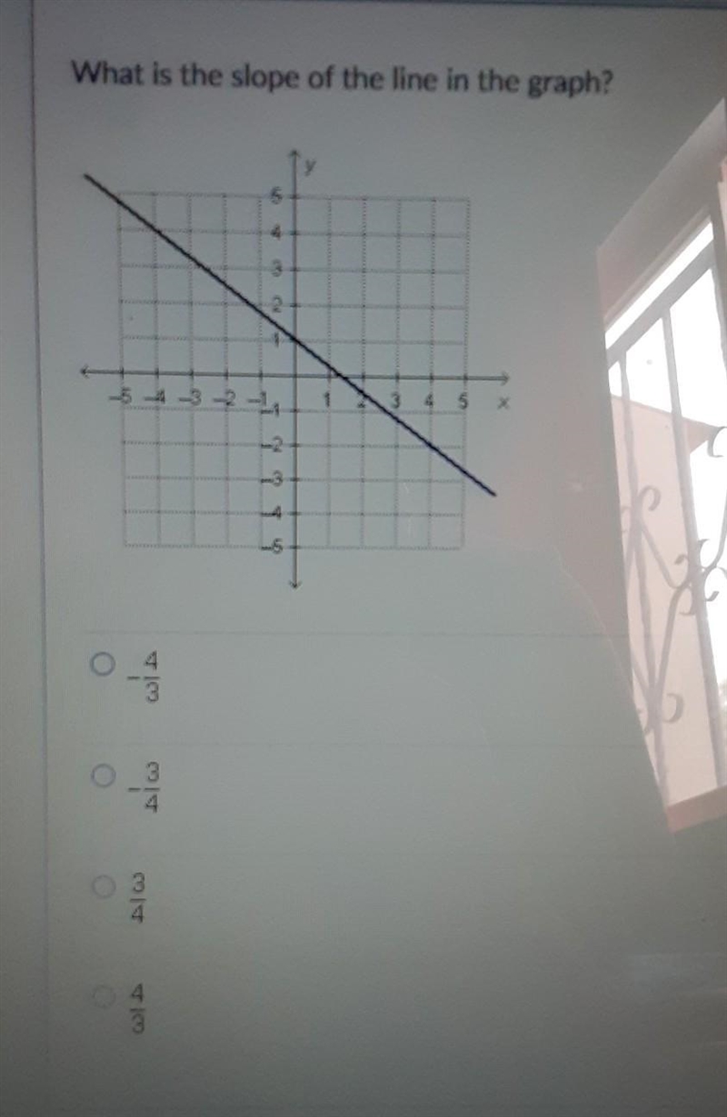 What is the slope of the line in the graph? PLZ HELP ​-example-1