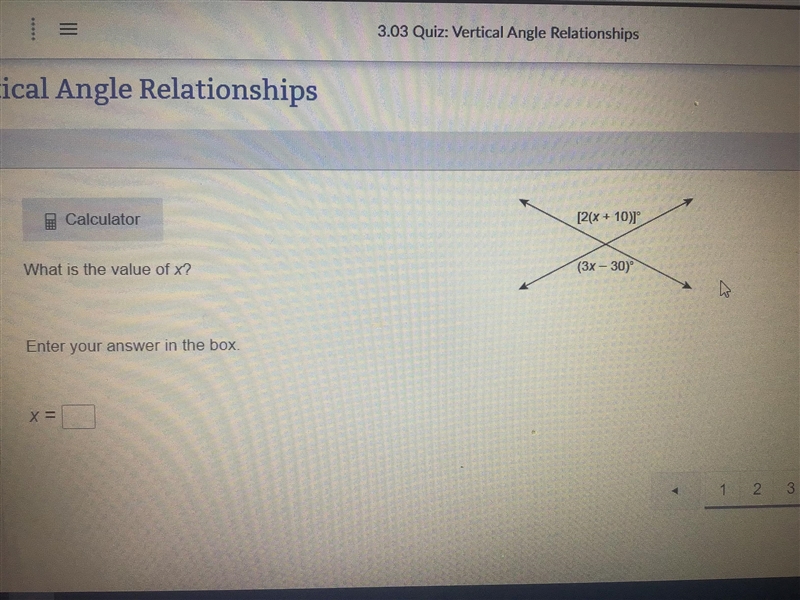 Plsssssssssss help me!!! I’m not good at algebra!! What is the value of x? The screenshot-example-1