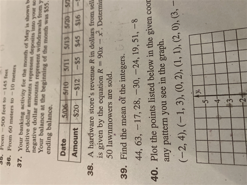 Find the mean of the integers 44,63,-17,28,-30,-24,19,51,-8-example-1