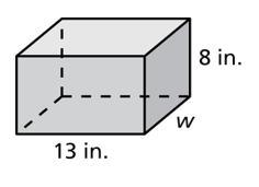 The rectangular prism has a volume of 936 cubic inches. Write and solve an equation-example-1