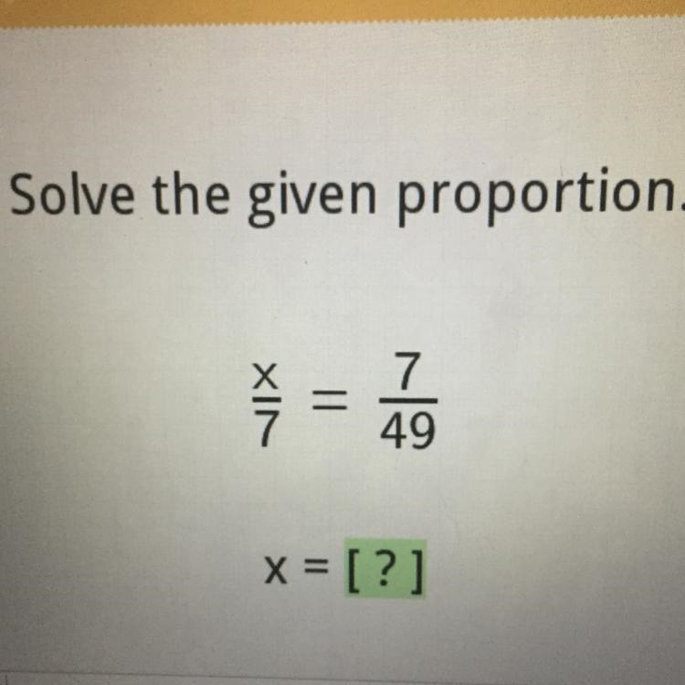 Solve the given proportion. x = [?]-example-1