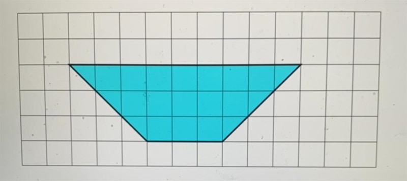 This trapezium is drawn on a centimetre grid. Find the area of the trapezium.-example-1