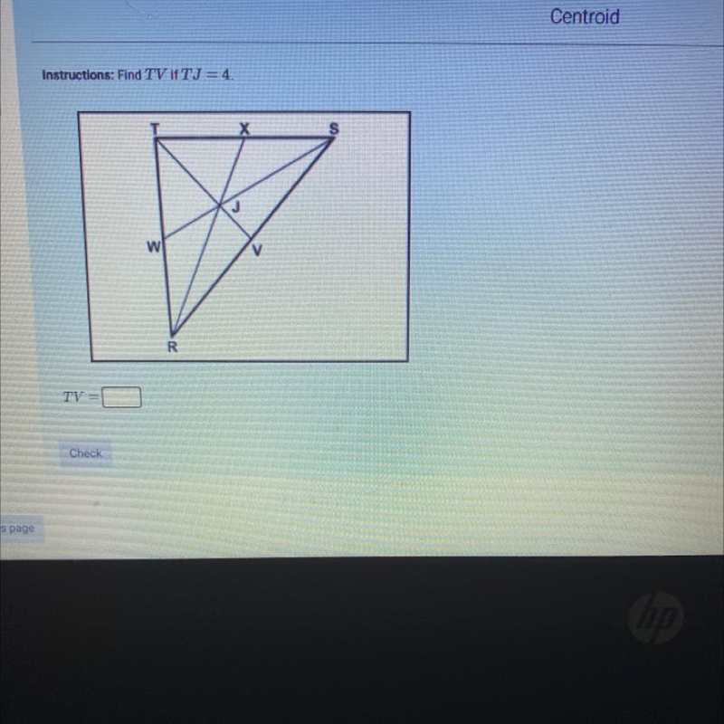 Find TV is TJ = 4 .-example-1