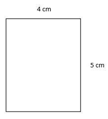 The rectangle below represents the base of a rectangular prism. The height of the-example-1