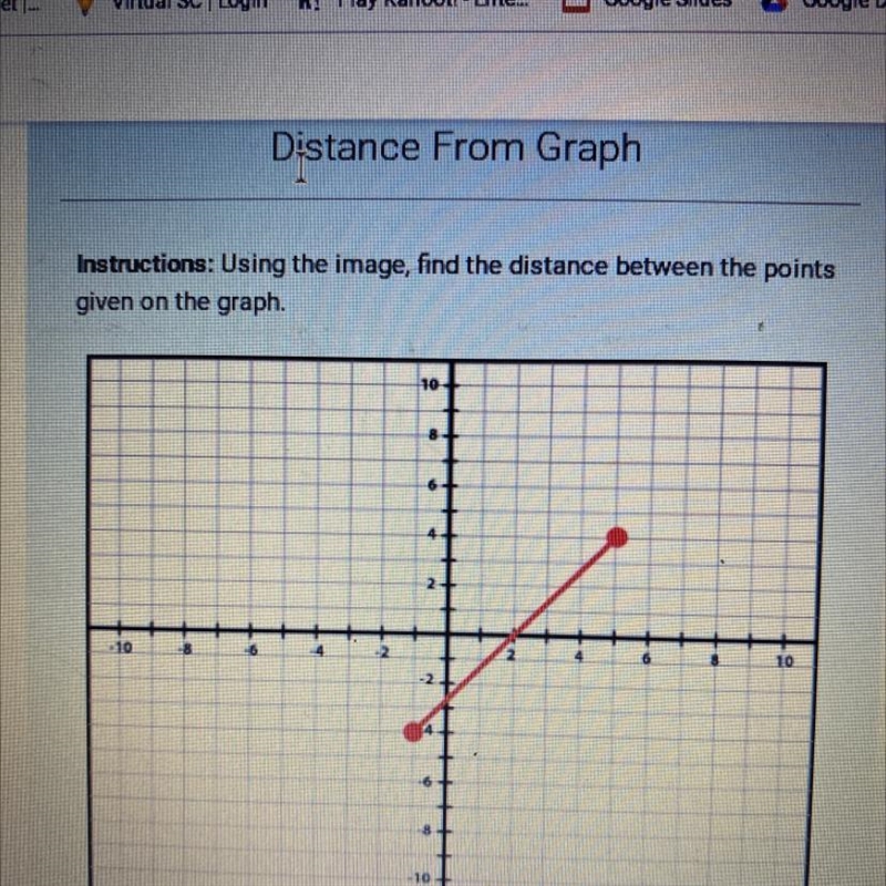 Find the distance between (-1,-4) and (5,4)-example-1