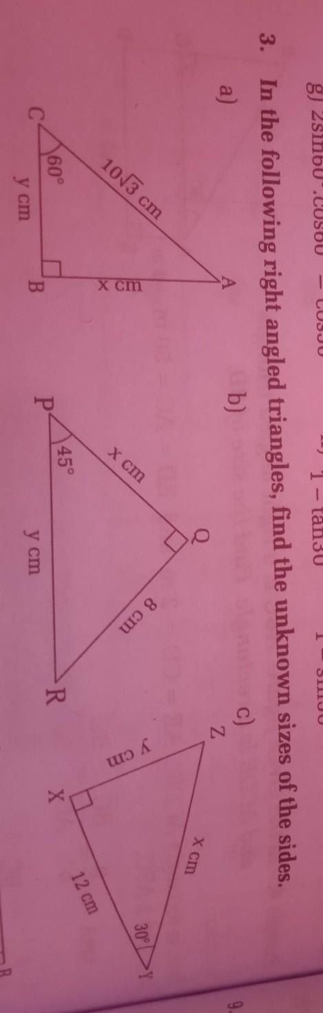 Find unknown sizes of the sides ​-example-1