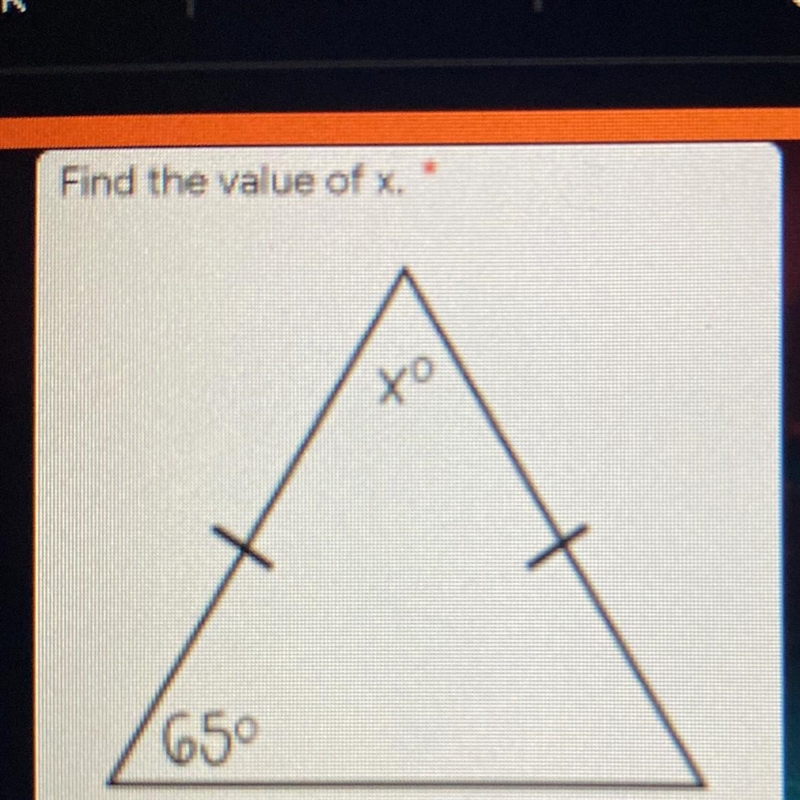 Find the value of x. A. 115 B. 50 C.130-example-1