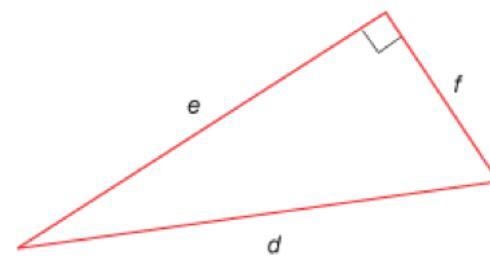 Which one of these statements correctly states Pythagoras' Theorem for the following-example-1