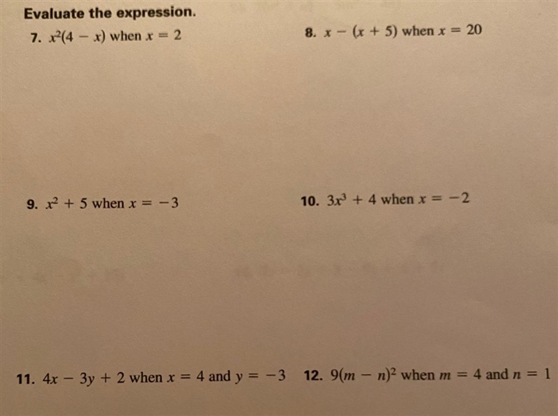 Evaluate the expression-example-1