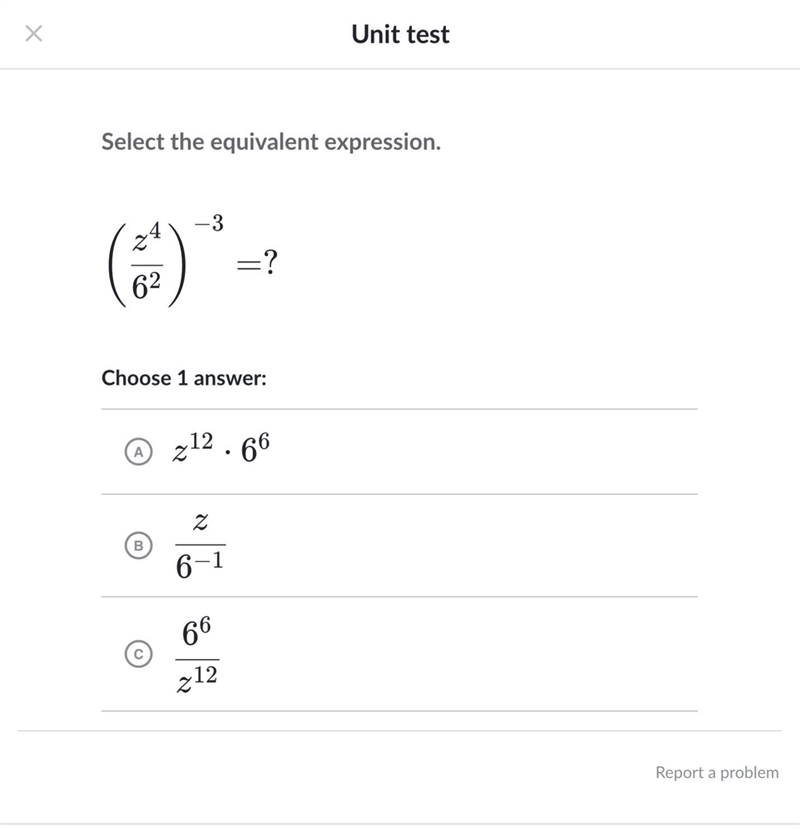 Which one is the correct answer?? I’m not getting any of the solutions provided, please-example-1