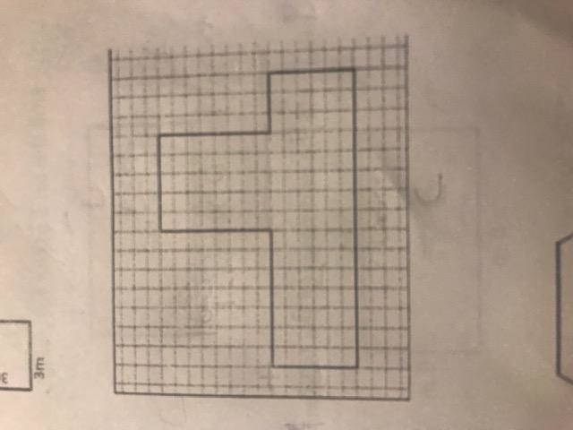 Area & Perimeter: Determine the area and perimeter of the shape below.-example-1