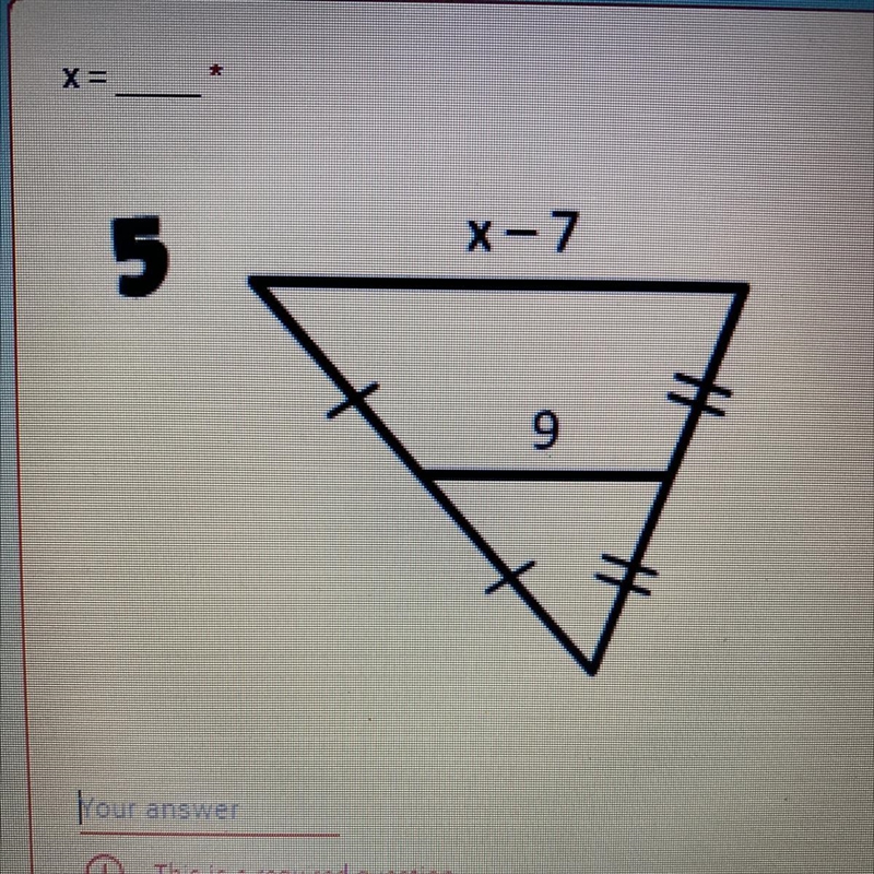 Please help what does x=?-example-1