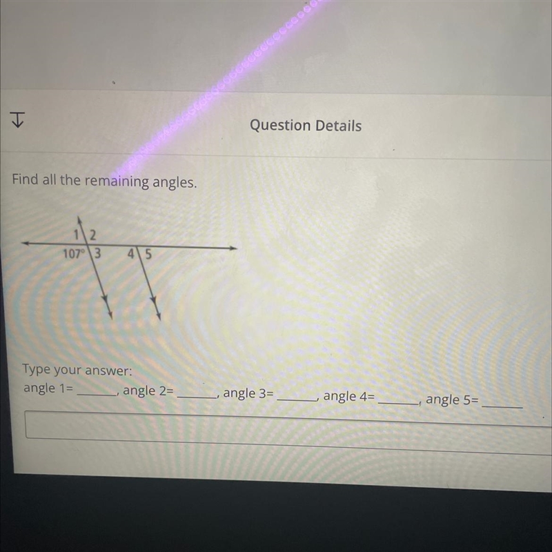 Find all of the remaining angles-example-1