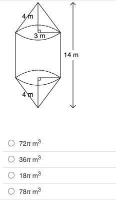 HURRY!!! NO SPAM!!!Identify the volume of the composite figure in terms of π.-example-1