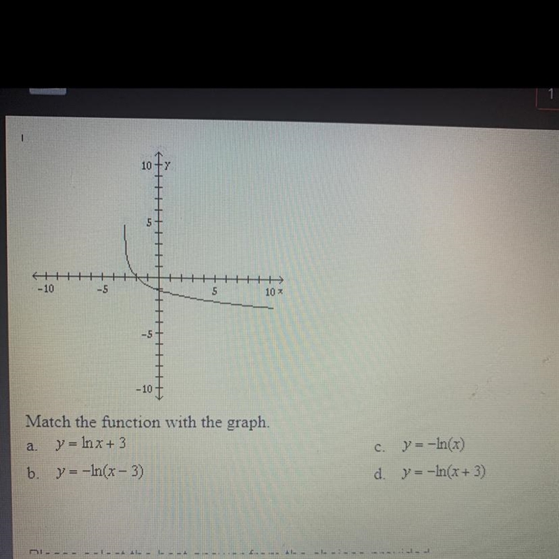 Match the function with the graph-example-1