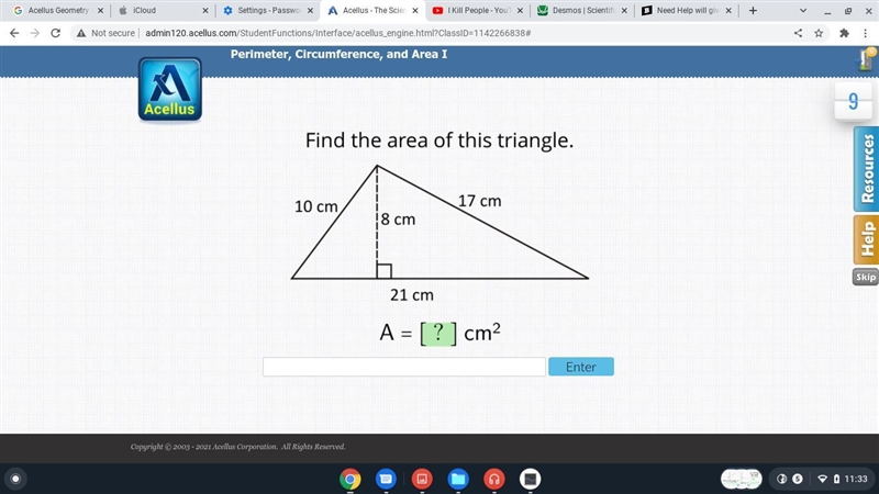 Find the perimeter of the triangle.-example-1