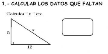 Calcular x en: los datos q faltan-example-1