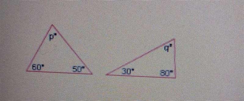 What do you know to be true about the values of p and q. A. p = q B. p < q C. p-example-1