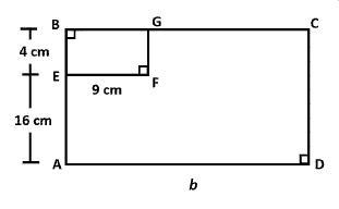 What is the value of b in centimters?-example-1