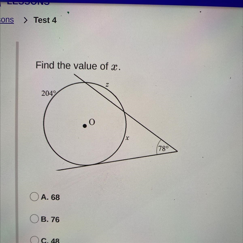 Find the value of x.-example-1