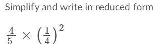 Question: Simplify and write in reduced form-example-1