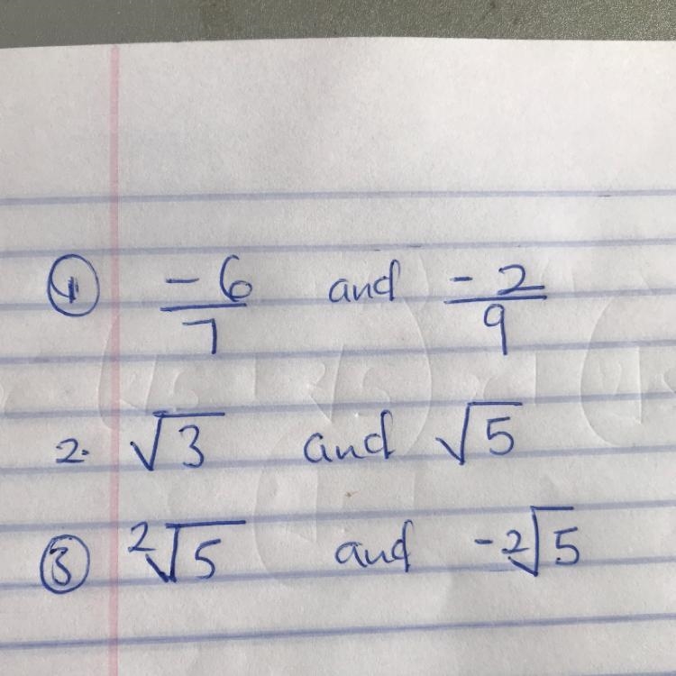 Construct a quadratic equation using the following roots-example-1