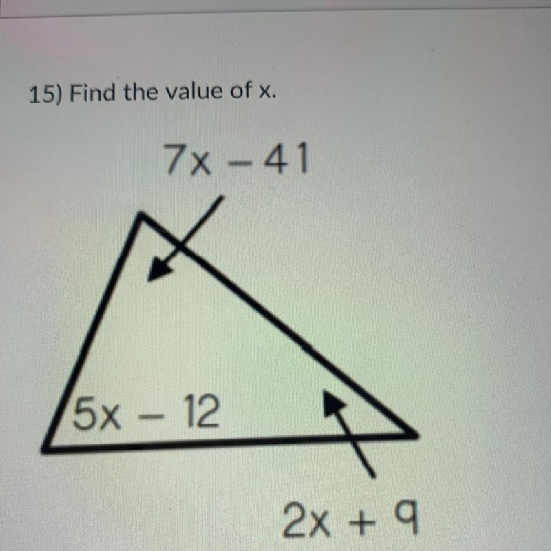 Find the value of the x.-example-1