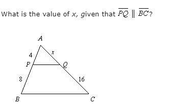 What is the value of x, given that PQ BC-example-1