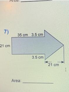 Find the area of the composite shape. 1,323 cm squared 1,209 cm squared 955.5 cm squared-example-1