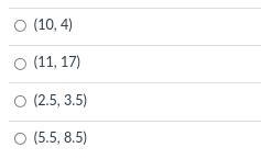 What is the midpoint of the segment with endpoints M(8, 12) and Q(3, 5)? Answers are-example-1