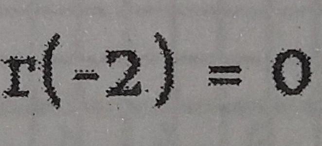 What is the coordinate points for r(-2)=0​-example-1