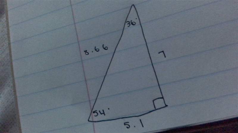 Someone please help me this is due today pleasee Classify the following triangle Check-example-1