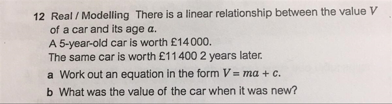 URGENT DUE TOMORROW Please show working out in an equation form if possible-example-1