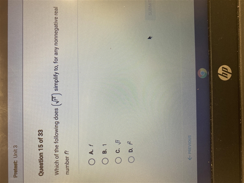 Which of the following does (square root f^2) simplify to, for any nonnegative real-example-1