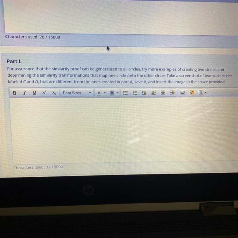 If anybody has done the proving all circles are similar course activity on Plato please-example-1