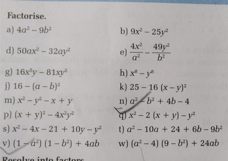 Factorize this and solve no p, q, s, t, w​-example-1