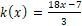 Which function is the inverse of h(x) = 18x+7/3 ? Question 10 options-example-1