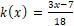 Which function is the inverse of h(x) = 18x+7/3 ? Question 10 options-example-4