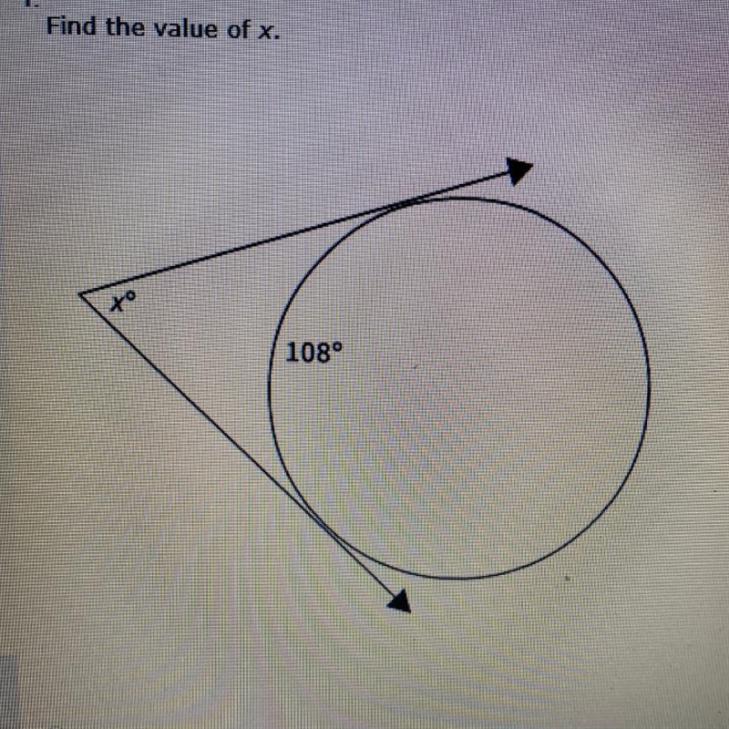 Find the Value of x a.86 b.79 c.65 .72-example-1