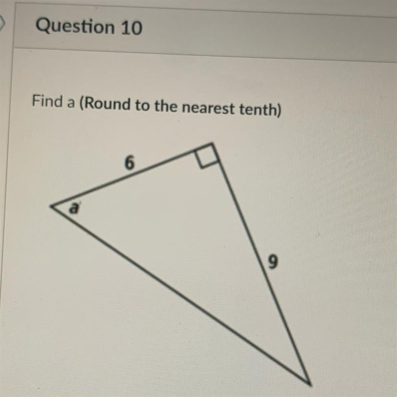 Find a (Round to the nearest tenth). PLS HURRY!!-example-1