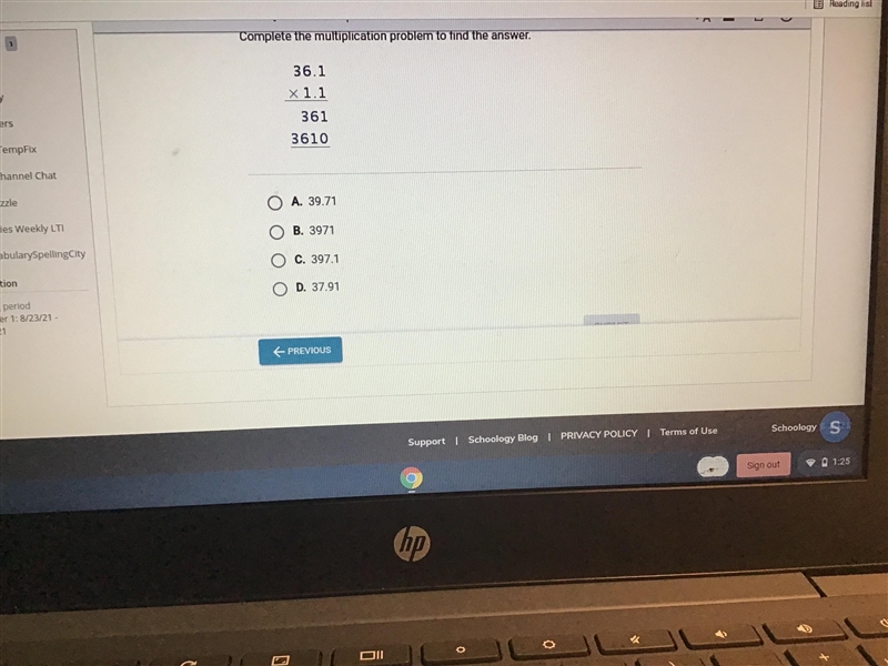 Complete the multiplication problem to find the answer.-example-1