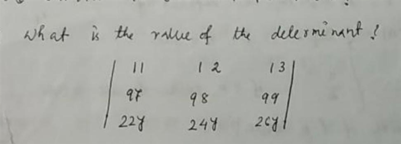 What is the value of the determinant? ​-example-1