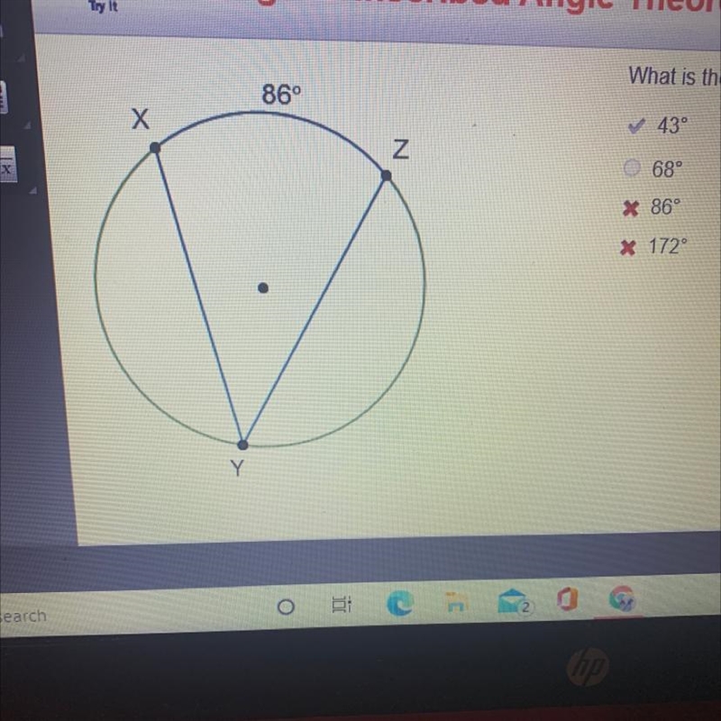 What is the measure of-example-1