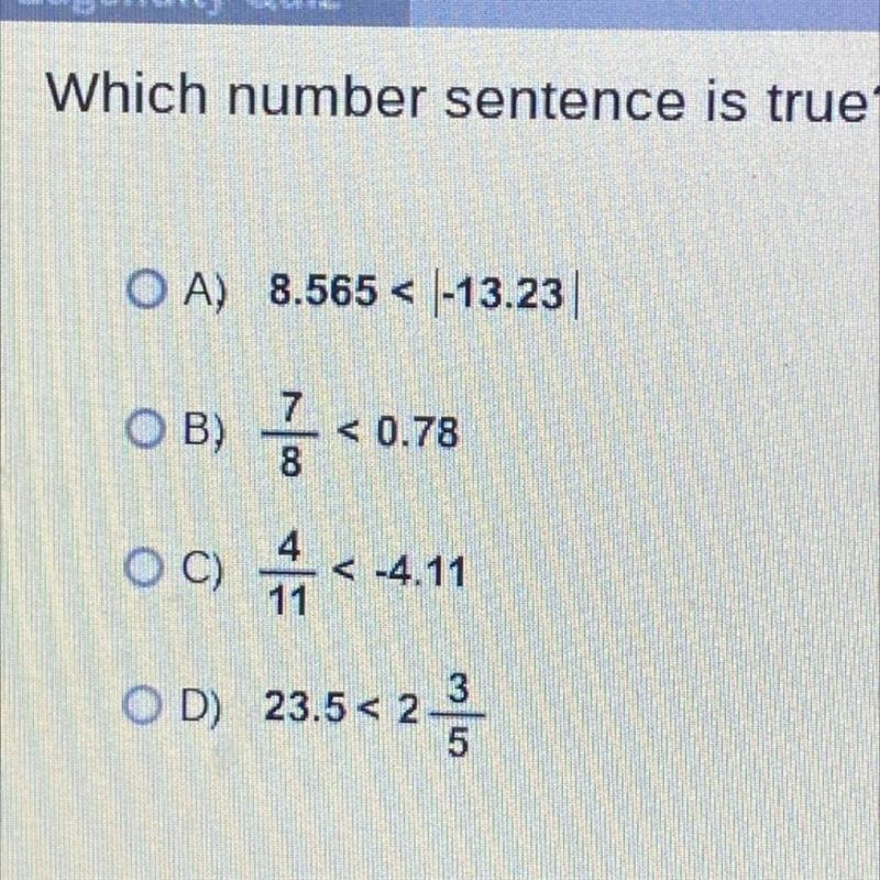 Which number sentence is true?-example-1