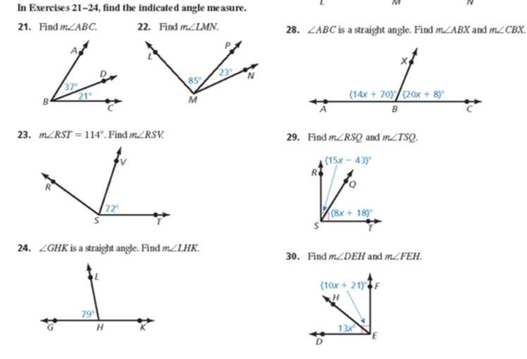 Help ASAP! Plz Find the indicated angle measure.-example-1