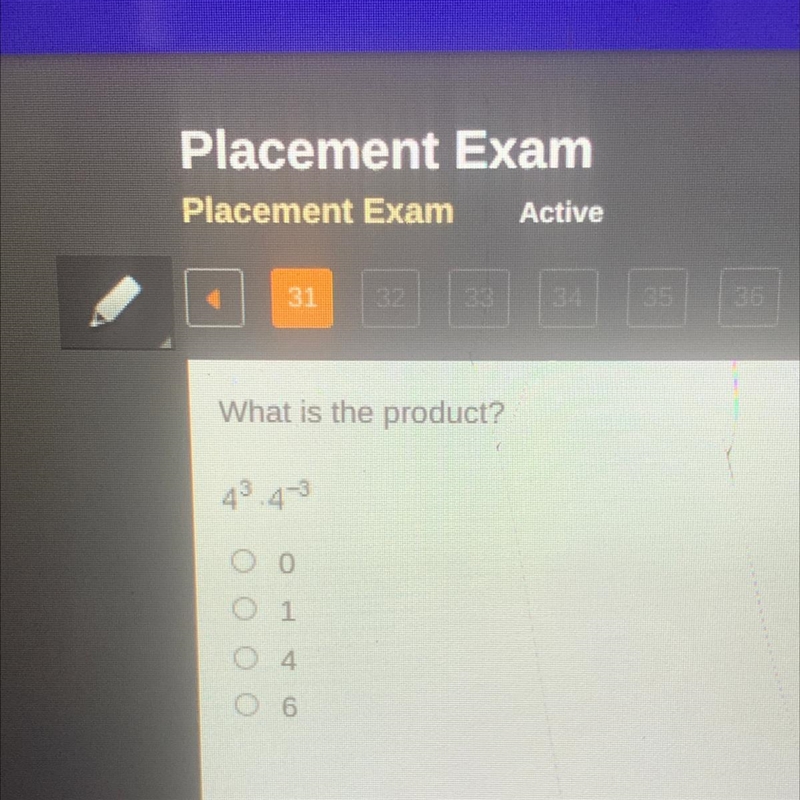 What is the product? 43 .4-3 0) 1) 4) 6)-example-1