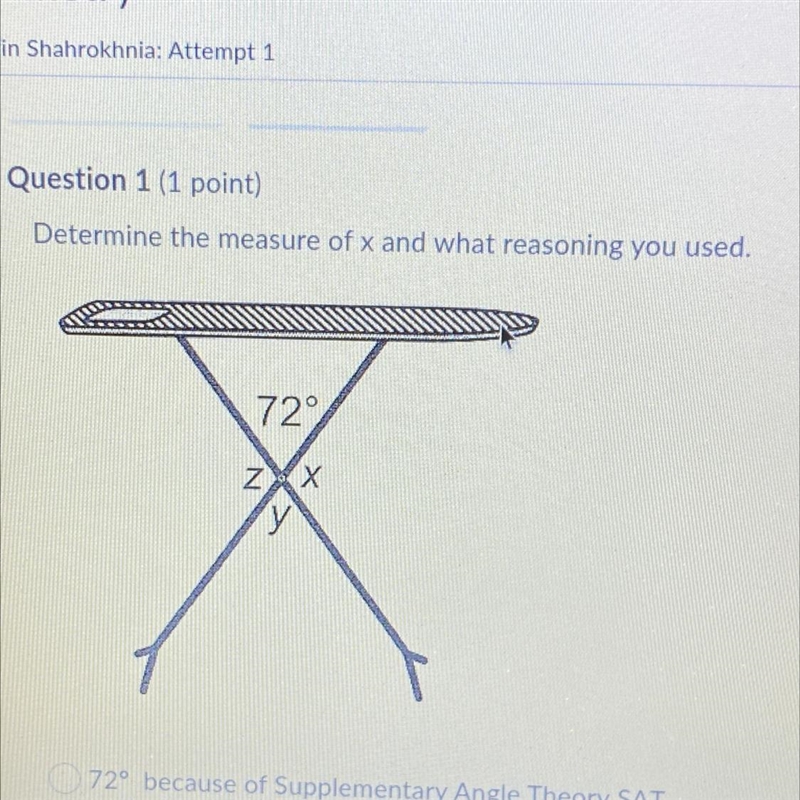 What is the measure of x and what is the reasoning you used-example-1