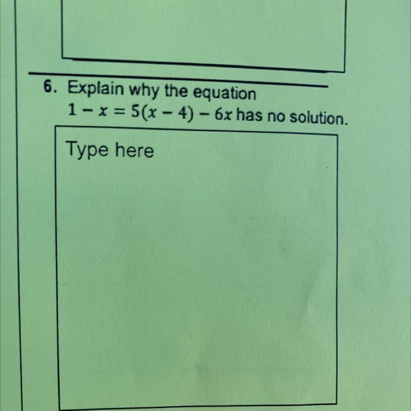 Someone please help me It’s getting late and it’s due tomorrow Explain why the equation-example-1