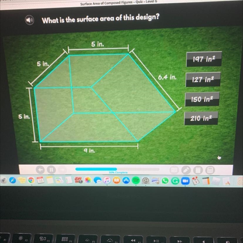 What is the surface area of this design-example-1