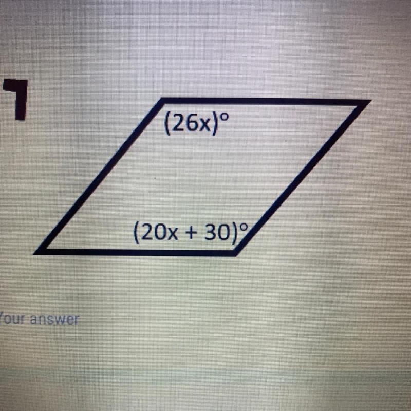 Find the value of x in each parallelogram-example-1